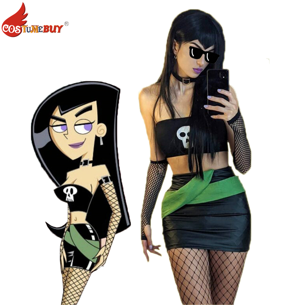 Fishnet Stocking Women - Johnny Phantom Animation Sam Manson Costume