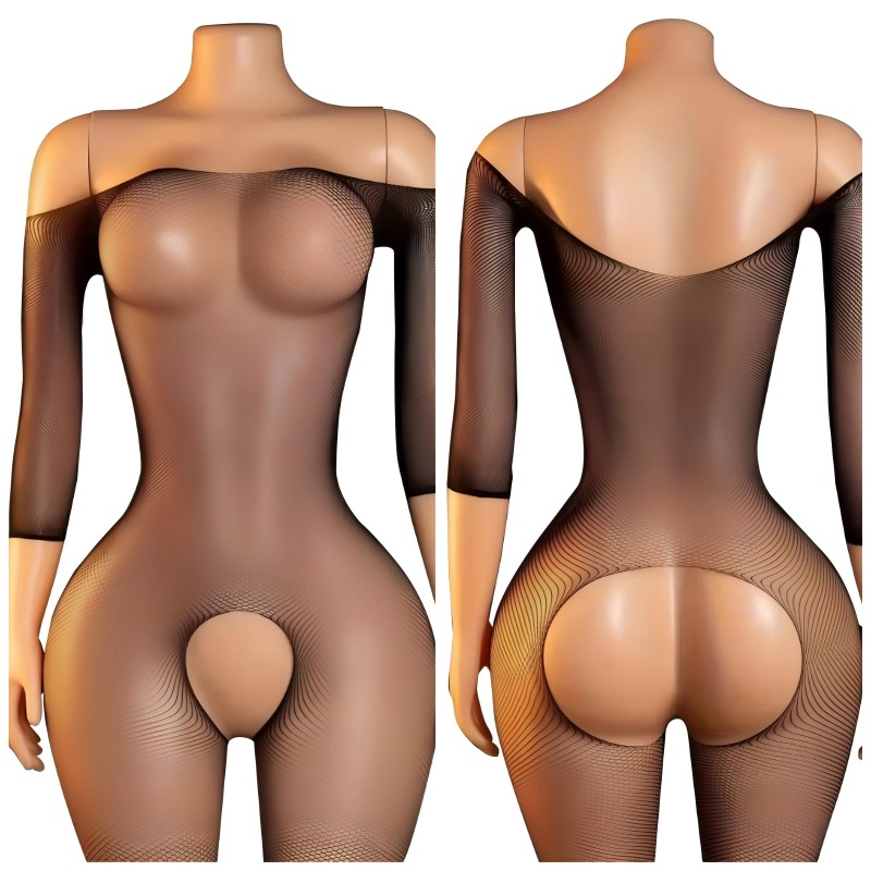 Fishnet Stocking Women - Collant sexy senza cavallo da donna,