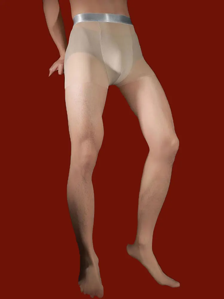 Tights Pantyhose Sheer - Collant da uomo sexy senza cuciture,
