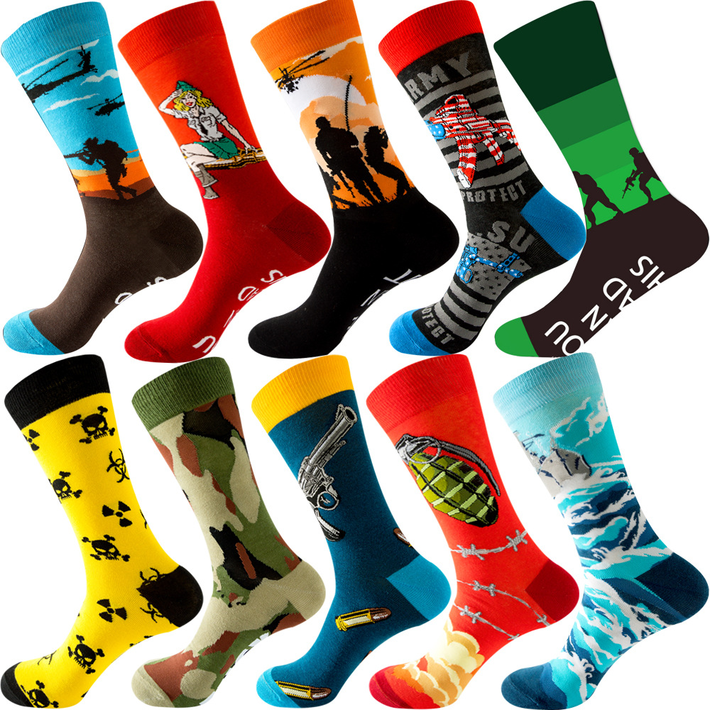 Cotton Crew Sock Pack - 【10 Paia】Confezione di Calzini per Uomo