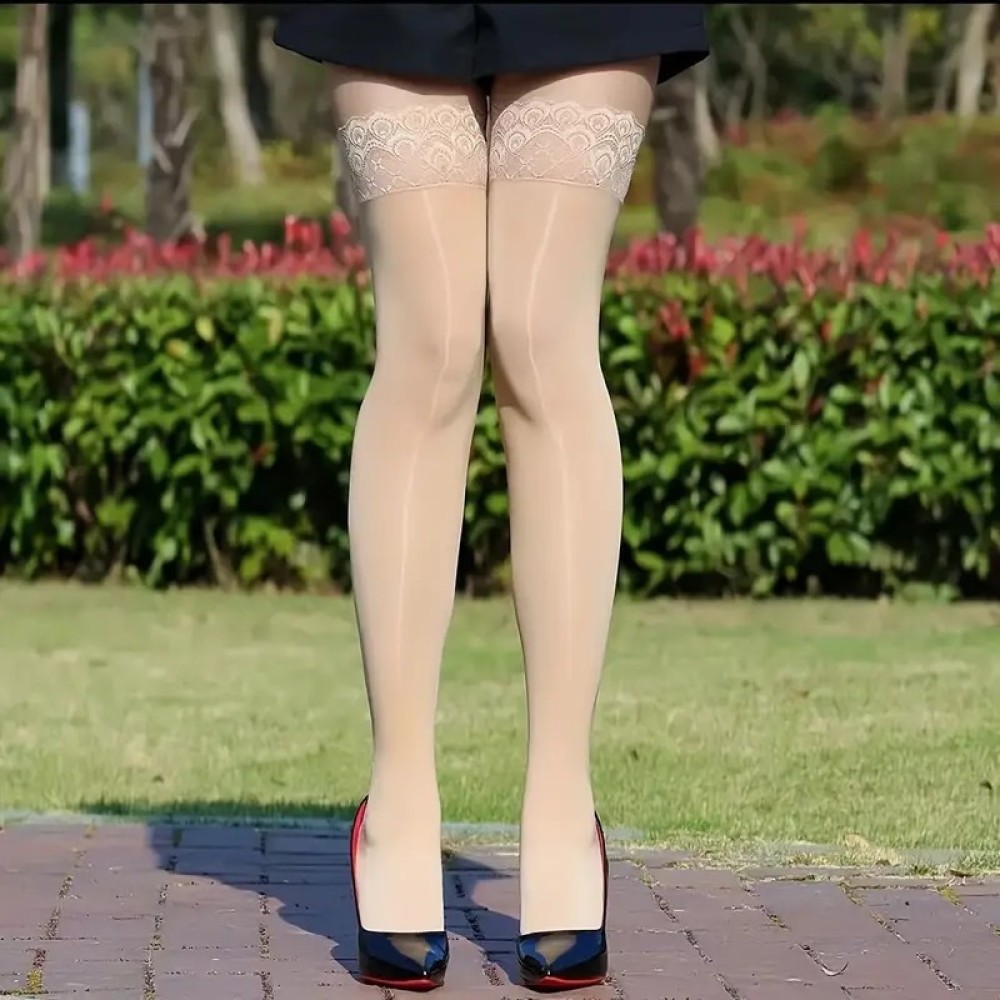 Calze Trasparenti Lucide Sopra - Thigh High Sock Stay Up recensione e prezzo