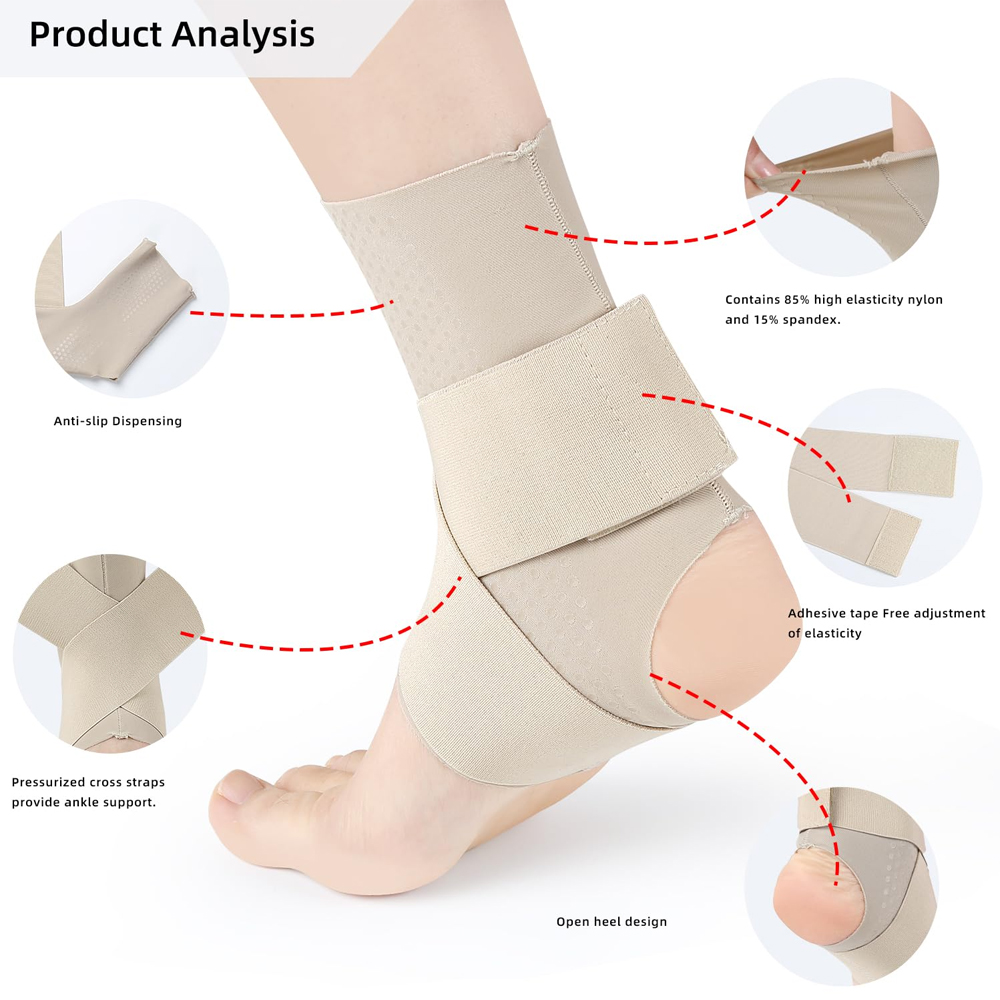 1 pz compressione regolabile m - Ankle Brace Sock recensione e prezzo