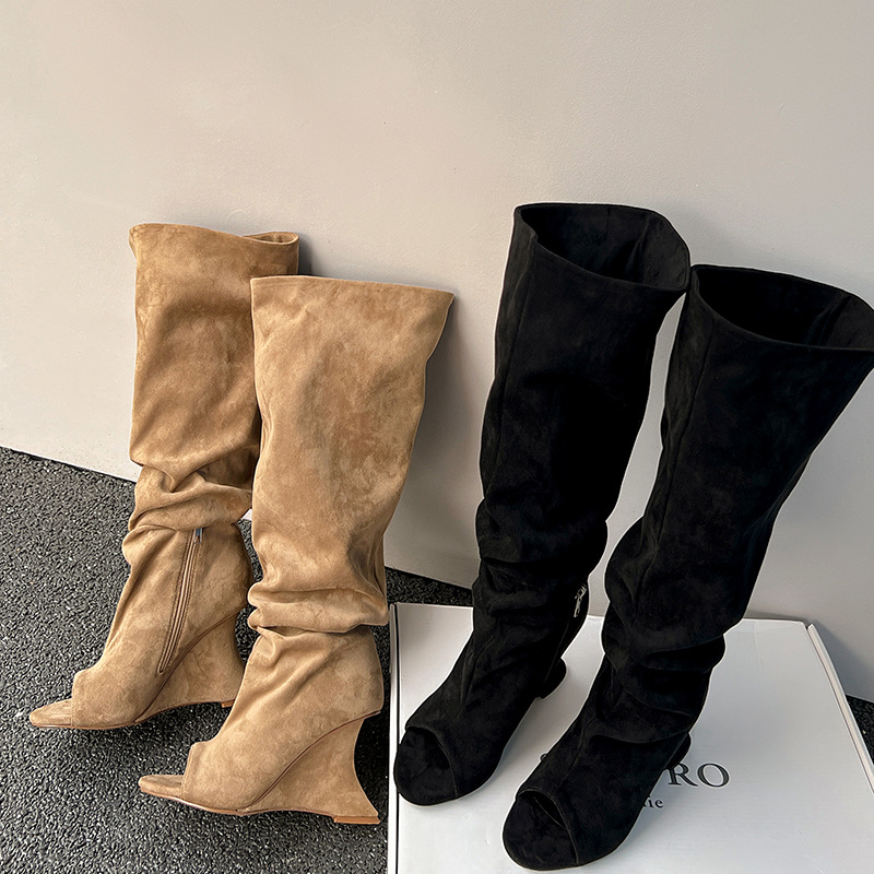 AIYKAZYSDL Strano zeppa tacco  - Knee High Sock Women recensione e prezzo