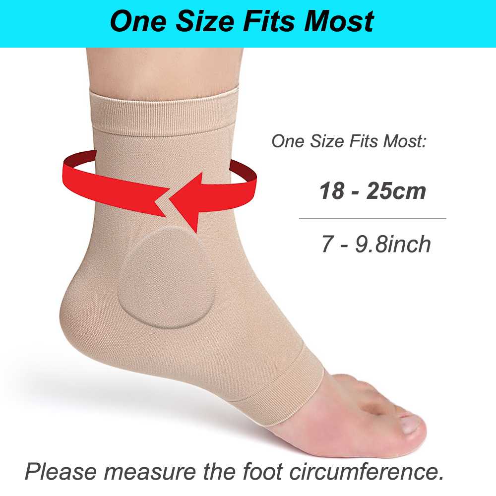 1 paio di manicotti in gel per - Ankle Brace Sock recensione e prezzo