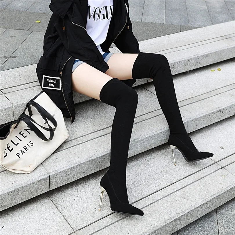 Stivali sopra il ginocchio leo - Knee High Sock Women recensione e prezzo