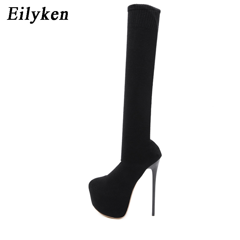 Eilyken Moda Piattaforma Tessu - Knee High Sock Women recensione e prezzo