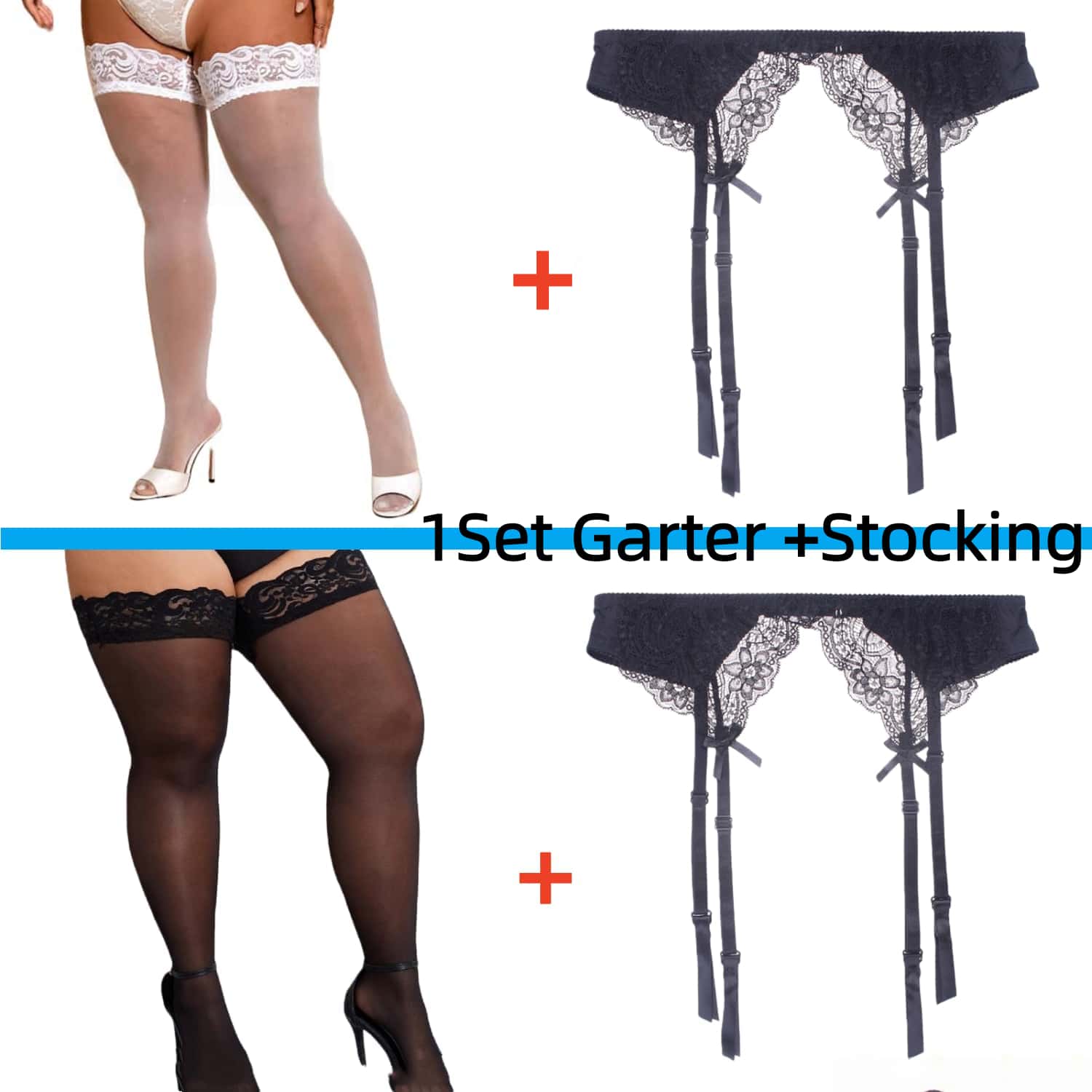 Set 2 Pezzi: Calze a Rete con  - Tights Pantyhose Sheer recensione e prezzo